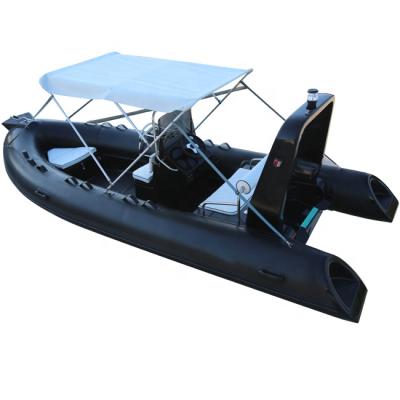 China 2019 New Models 16.4ft 5.0m RIB Hypalon Rowing Boats Family/Fishing Entertainment With Outboard Engine For Sale for sale