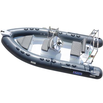 China CE Inflatable RIB Boat 14.1ft 420 RIB Boat Fiberglass Hypalon Sport RIB Inflatable Family Entertainment/Fishing for sale