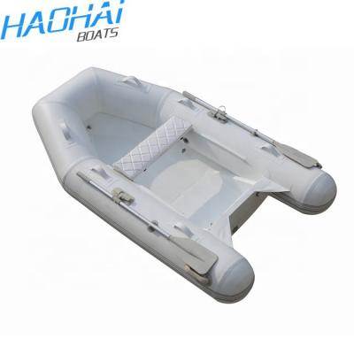 China CE Sport Fishing Boat Small 2.5M Fiberglass Used Fishing Inflatable Boats For Sale for sale