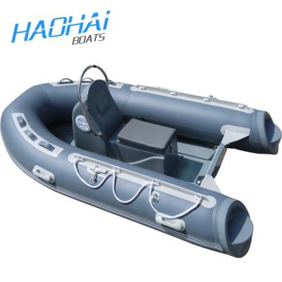 China Small 9ft (270cm) Fiberglass Fiberglass Hull Double Speed ​​Fishing Boat for sale