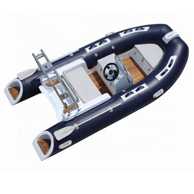 China 3.6m Relaxing RIB 360 Small Fiberglass Inflatable Fishing Boat For Sale for sale