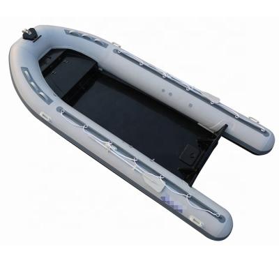 China Fishing Sport 4.8m Aluminum Rigid Hull Inflatable Fishing Rowing Boat For Sale for sale