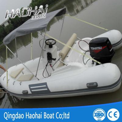 China Fiberglass Chin 4.7m Rib Hypalon Or PVC Fiberglass Inflatable Boat for sale