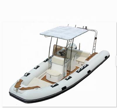 China Warter Sports RIB Zodiac Inflatable Motor Power Speed ​​Boat 19' Fiberglass Bottom RIB 580 for sale