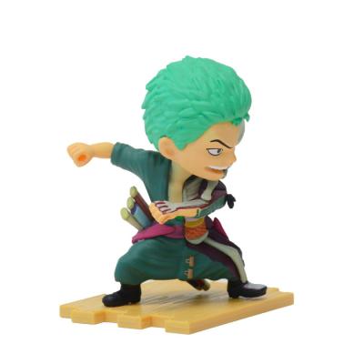 China 1 Piece Hot Anime Action Numbers Cartoon Toy 1 Piece Fire Fist Zoro Anime Action Number for sale