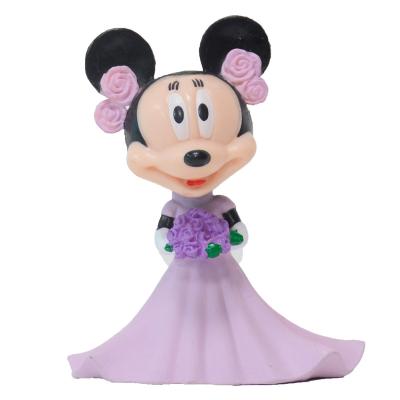 China Cheap promotional cartoon mickey mouse toys minnie mouse anime character figures for kids for sale