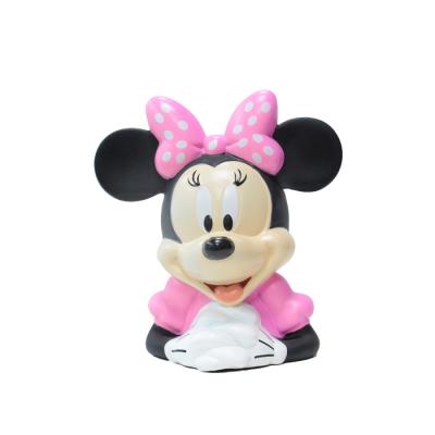 China Plastic Cartoon Toy PVC Vinyl Designer MINNIE Action Numbers Dolls 15CM Piggy Bank Toys Cartoon Money Box for sale