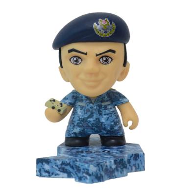 China Mini Cartoon PVC Soldier Action Figure Customize Your Own Style Plastic Soldier Toy for sale