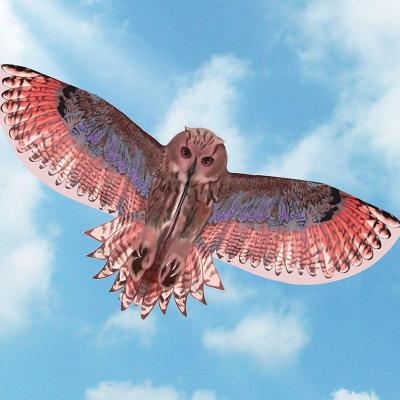 China Polyester 2021 New Kites For Adults Kids 57 Inches Easy To Fly Bird Owl Eagle Beach Kites With 330 Ft String For Outdoor Activity for sale