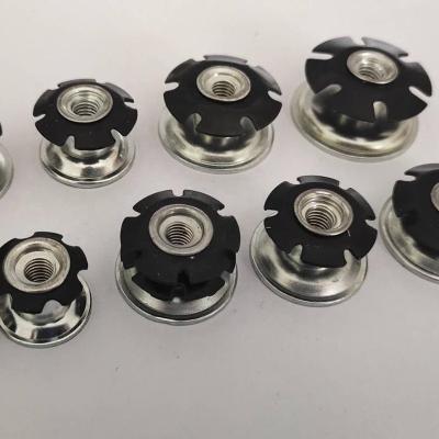 China food & Hot Sale Beverage Hardware Fastener Tubing Insert Nut M10 With Metal Seat for sale