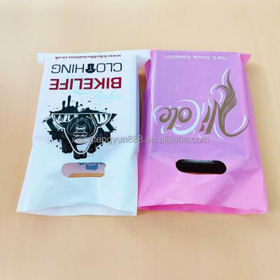 China Mouth Proof Shopping Bags Grocery Bags Moisture Proof Eco Friendly Recyclable Flat Plastic Bags For Shops for sale