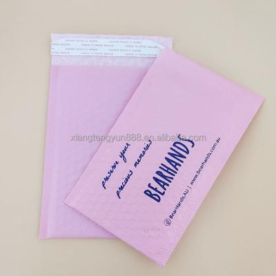 China E-commerce Packaging Foam Express Packaging Bag Kraft Paper Bubble Wrap Bag Thickened Shockproof Printing for sale