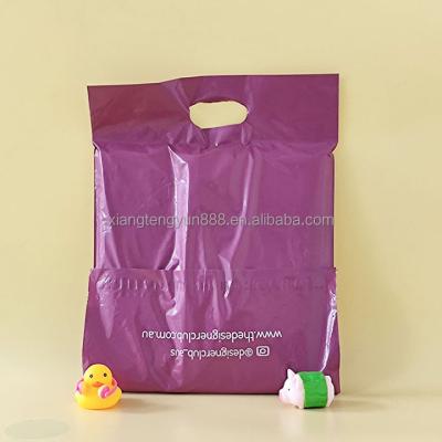 China Free Sample Water Proof Reflective Mailing Bag With Handle Pink Plastic Mailing Bag Courier Envelope Messenger Mailing Bag for sale