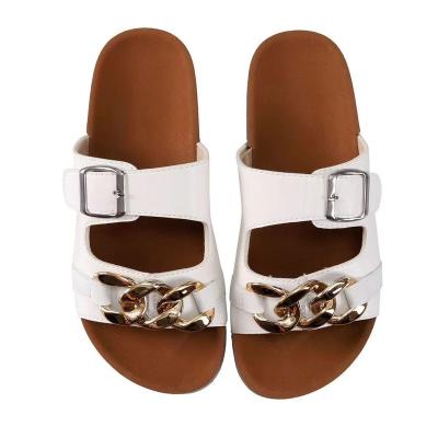 China Cushioning Beach Slippers Women's Sandals Non Slip Flat Home Slippers Outdoor Women's Slippers for sale