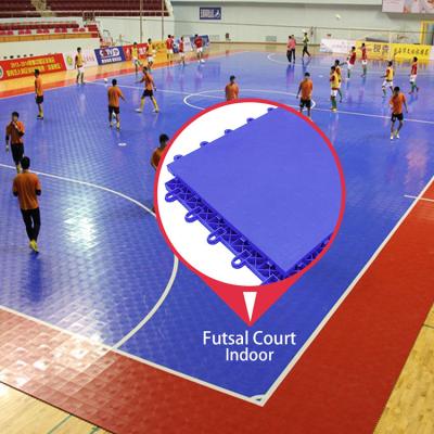 China Indoor Good Quality Sell Well Indoor Futsal Sports Court Plastic Flooring for sale