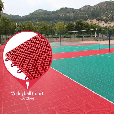 China Wholesale Price Non Slip Outdoor Factory Topcourt Volleyball Court Volleyball Court Flooring for sale