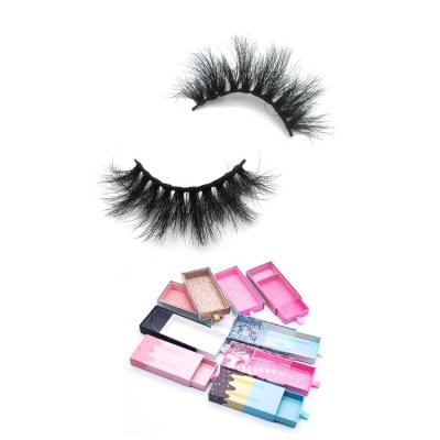 China Wholesale Natural Long Cruelty Free Mink Lashes High Quality Synthetic Mink Silk Strip False Mink Eyelashes Vendor Eyelashes With Box for sale