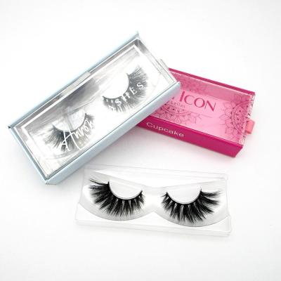 China Custom 3D Faux Mink Eyelashes Vegan 3D Faux Mink Lashes Eyelash Packaging Classic Wholesale Crisscross Tape Natural for sale