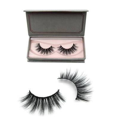 China New Design Fashion 3d False Mink Eyelashes 15mm 20mm Soft Silk Eyelashes Natural Soft Silk Lashes Tapered Eye Lashes With Box Lashes for sale