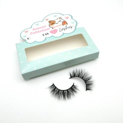 China Wholesale Sensitive False Eyelashes 3d Natural Mink Lashes Custom Private Label Eyelash Paper Box Cruelty Full Strip Free Lashes Custom for sale