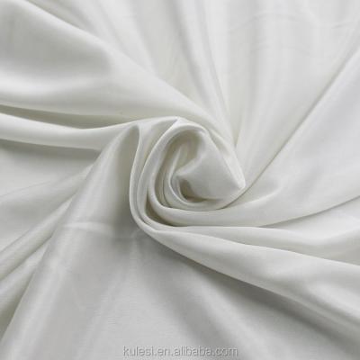 China Cheap Anti-Static 100% Polyester 50D FDY 32needle 90GSM Weft Knitted Stripe Fabric Plain Soft Shiny For Silk Pajamas And Composite Fabric for sale