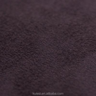 China Factory 105D Sea-Island Polyester Composite Superfine Weft Elastic Suede Fabric Sanded Good Soft Drape And Absorbency For PU for sale