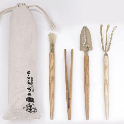 China HOME shopping cheap asian branded bamboo cactus canvas child garden tools shovel set shovel rake gardening tools for sale