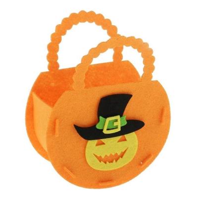 China Halloween Candy Bags Held Goodie Bags Portable Handbag Halloween Treat Bag For Kids for sale