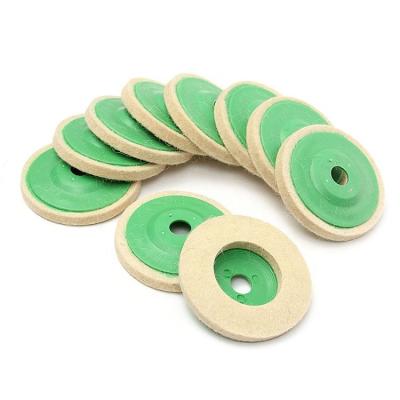 China 100% Wool Low Price Hard Glass Wool Felt Polishing Wheel for sale