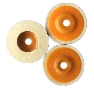 China Wool Felt Angle Grinder Wheel Felt Polishing Disc Polishing Pad for Ceramic Stainless Steel Metal Marble Glass Polishing for sale