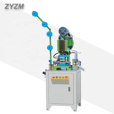 China Industry Use Nylon Appearl Open End Automatic Zipper T Zipper T Cutting Machine For Zipper Hole Punching Machine for sale