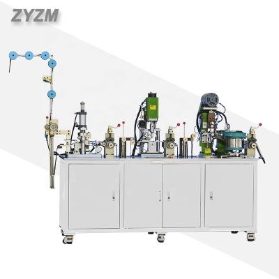 China Factory CE! Automatic Zipper Film Sealing, Holes Punching, Pin Box Setting Machine For Open End Zipper Te koop