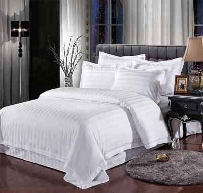 China Wholesale Custom Made Five Star 100% Cotton Luxury Hotel Bed Linen Set Nondisposable for sale