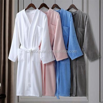 China Luxury and comfortable unisex towel bathrobe fabric / turkish towels and bathrobes for sale