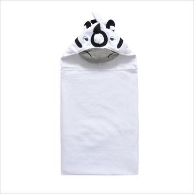 China Lovely Cotton Sustainable Coat Animals Hood Kids Bath Towel for sale