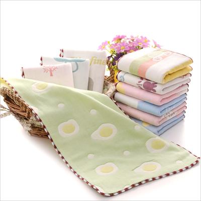 China Sustainable Wholesale Organic Japanese Cotton Baby Kids Towel for sale