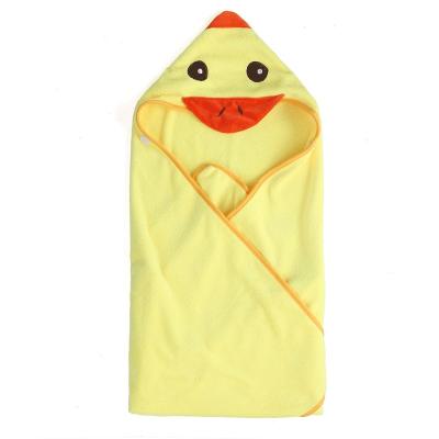 China Compressed Custom Baby Rated 100% Cotton Logo Print Hooded Top Towel for sale