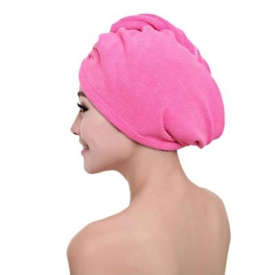 China QUICK DRY Microfiber Hair Towel Wrap Spa Salon Hair Turban for sale