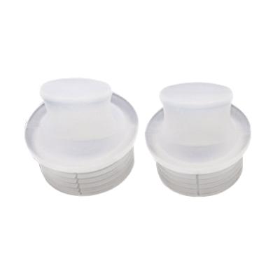 China Custom Clear Non Spill Food Grade Silicone Plug Cap For 2L 3.2L Plastic Vacuum Thermos Flask for sale