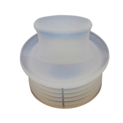 China Custom Transparent Non Spill Food Grade 2L 3.2L Vacuum Thermos Flask Silicone Plug Silicone Plug for sale