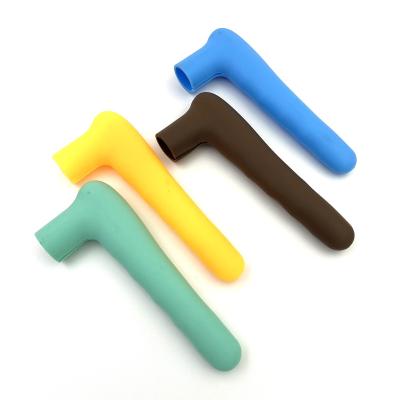 China Easy Installation Custom OEM ODM Colored Silicone Door Handle Sleeve Protector Door Handle Cover Device for sale