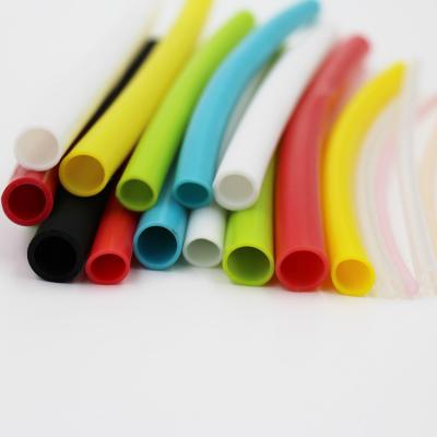 China Various industrial electrical and electronic wholesale colorful soft elasticity silicone flexible tube extrusion factory accessories high elasticity water pipe for sale