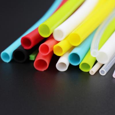 China Various Electrical And Electronic Industrial Accessories Custom Extruded Durable Colorful Soft Silicone Heater Hose Silicone Intake Hose for sale