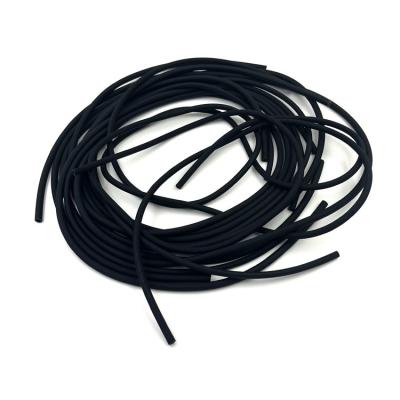 China Various custom high quality anti-aging wear resistant high temperature extruded silicone automotive black hose of electrical and electronic industrial accessories for sale