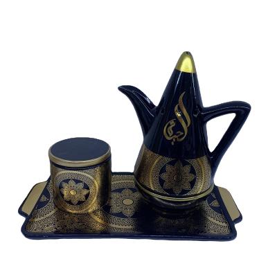 China ARABIC Custom Fashion Ceramic Censer Set Bakhoor Holder for sale