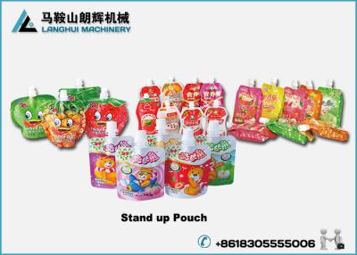 China Daily Chemicals | Detergents Automatic Filling Screw Cap Machine For Standup Pouch | Doy for sale