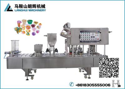 Chine Gelée automatique | Machine remplissante de cachetage de tasse en plastique de pudding à vendre