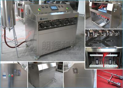 China Upgrade Semi-automatic Mixing Flavor Milk Filling Machine for Pre-shaped Pouch for sale