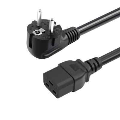 China European standard COMPUTER power extension cord free sample 2pin power cord plug 2pin power cable for computer c19 for sale