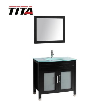 China 2020 Hot Sale Modern Solid Wood Bathroom Vanity T9103 for sale